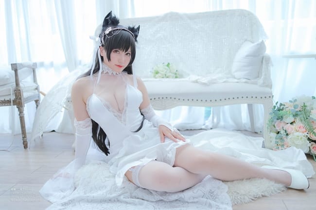 Nyako喵子 – NO.041 爱宕婚纱[62P-177MB]-2