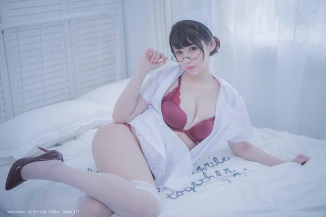 你十七鸽 – NO.03 白色护士[110P1V-535MB]-1