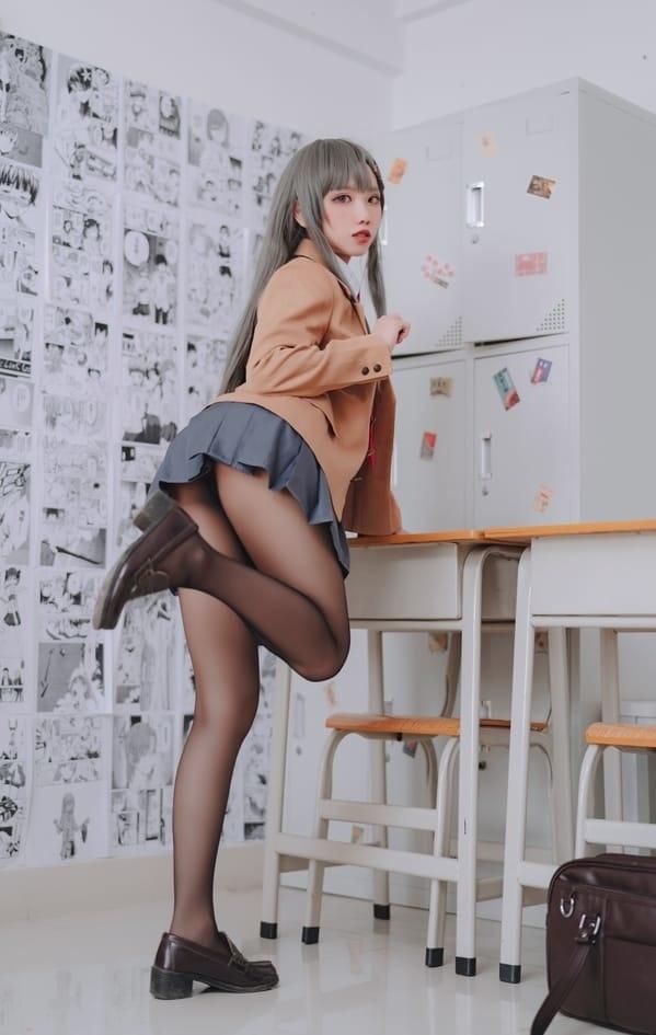 果咩酱w – NO.043 麻衣校服[30P-434M]-2