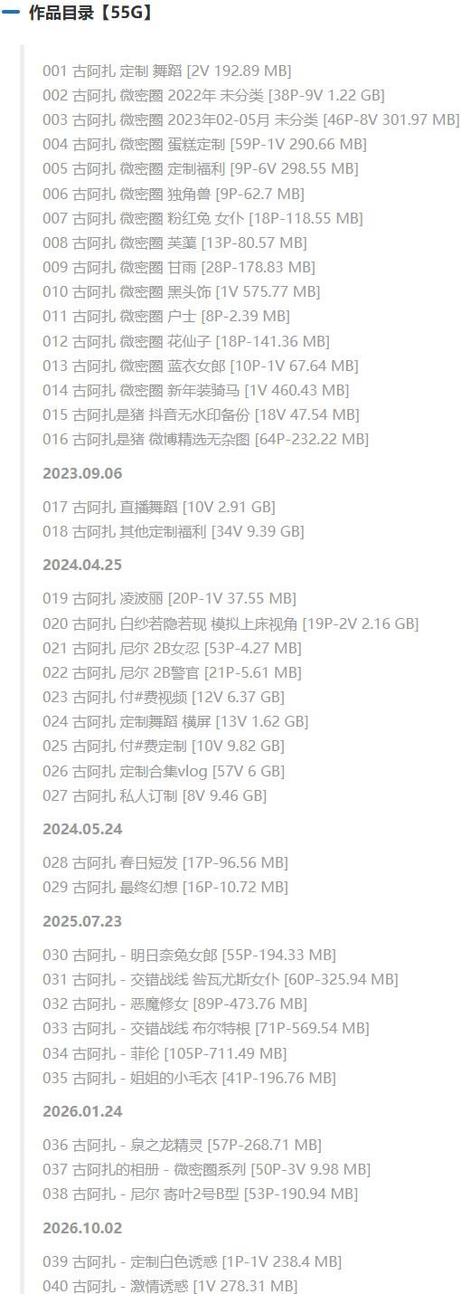古阿扎 – 微密圈写真&视频合集【持续更新中】-1